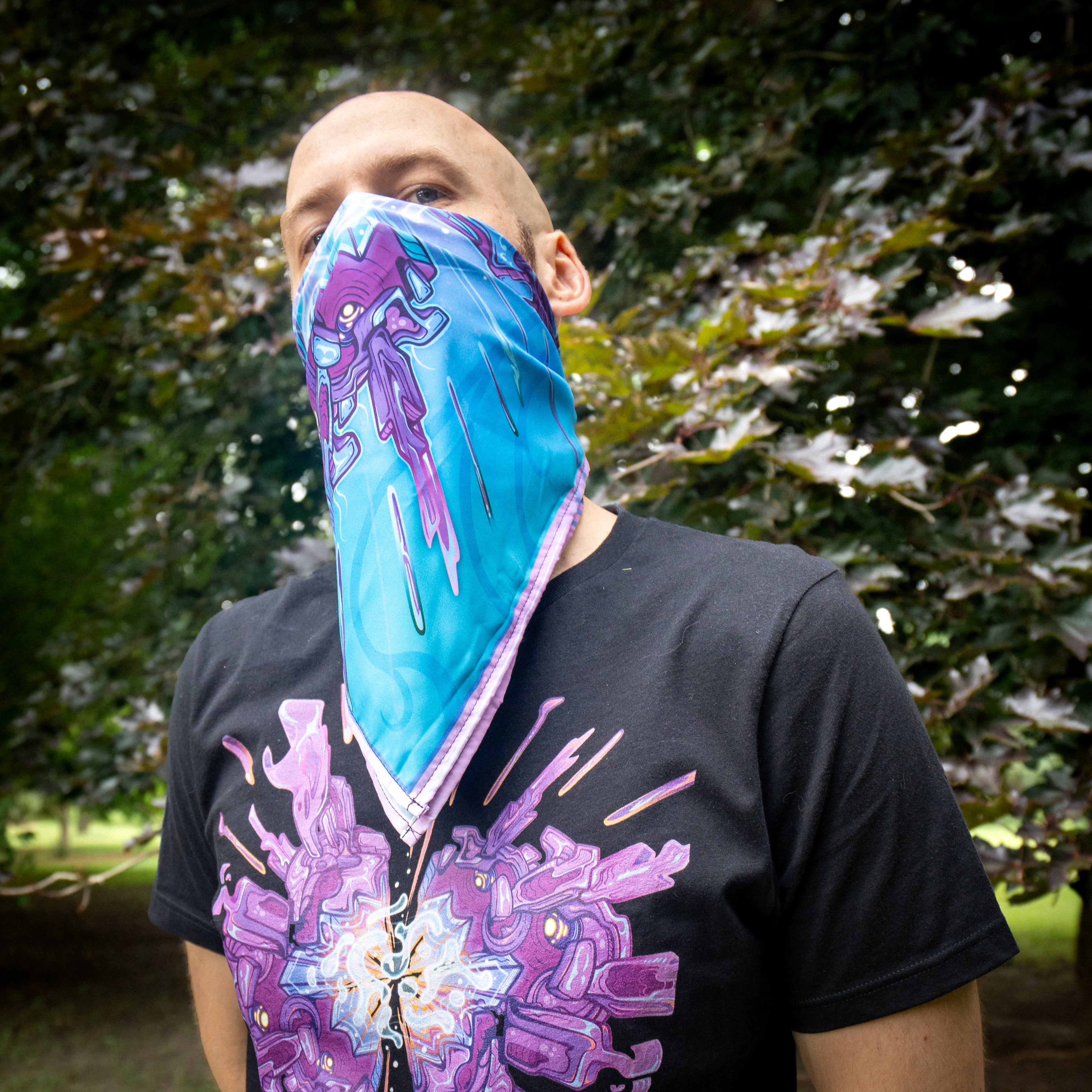 All-Over Print Bandana (Brain Blasta)