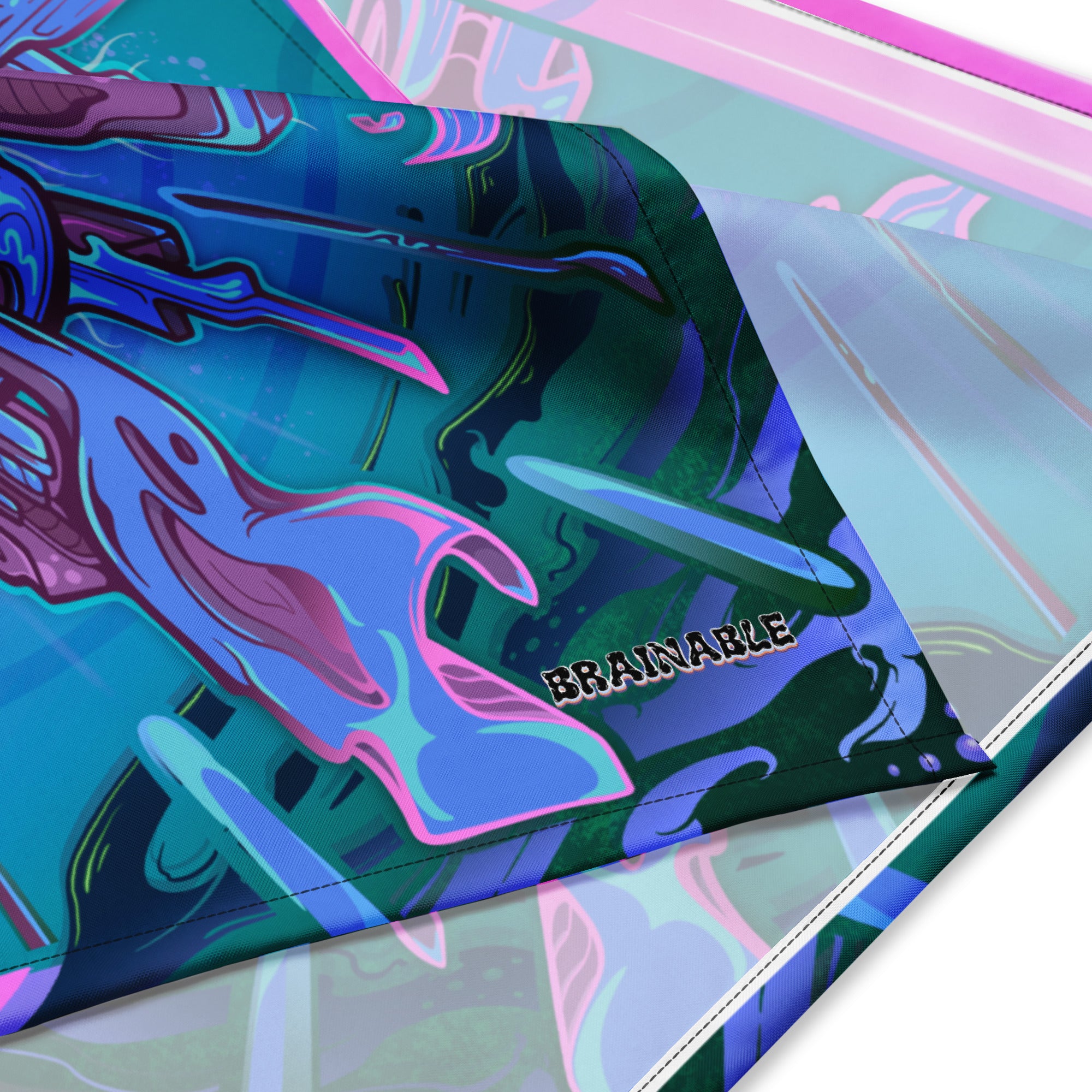 All-Over Print Bandana (Brain Blasta)